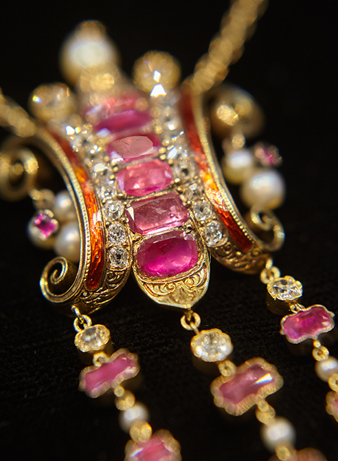 Vintage Pink Necklace 
