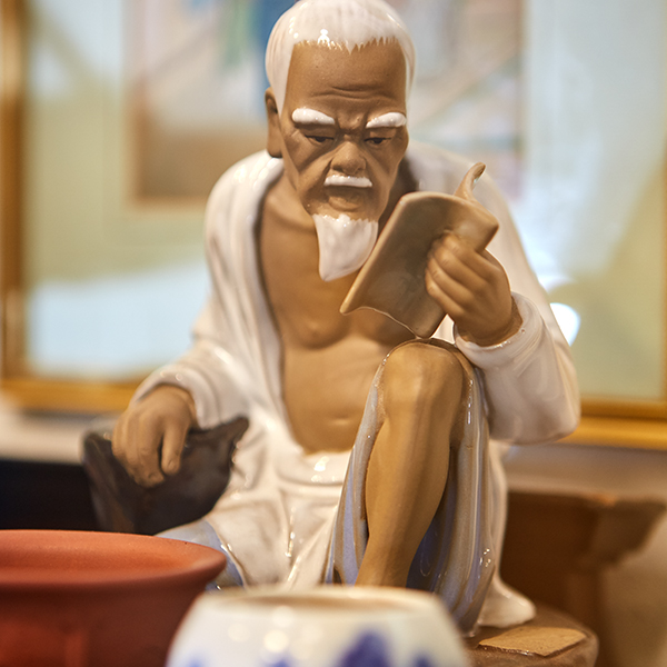 figure of a old Chinese man