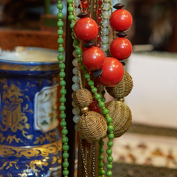 a selection of Chinese beads 