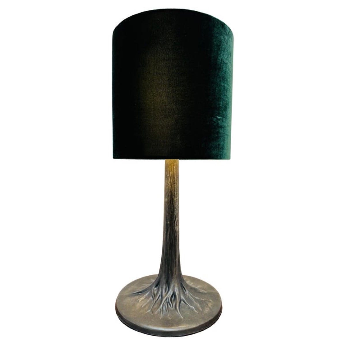 Art Deco Style French Bronzed Metal Tree Trunk & Roots Effect Table Lamp